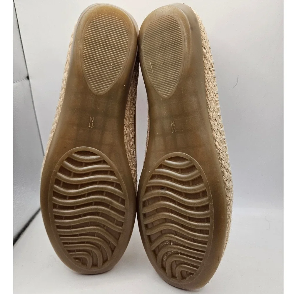Vaneli‎ Sport 11 N Tan Suede Espadrille Flats Coastal Boho Chic Women #385